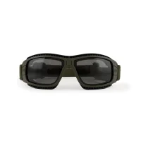 Kit Lunettes Tactiques Pliantes Lynx Vert OD Mat - Verres Fumés et Clairs - Wiley X