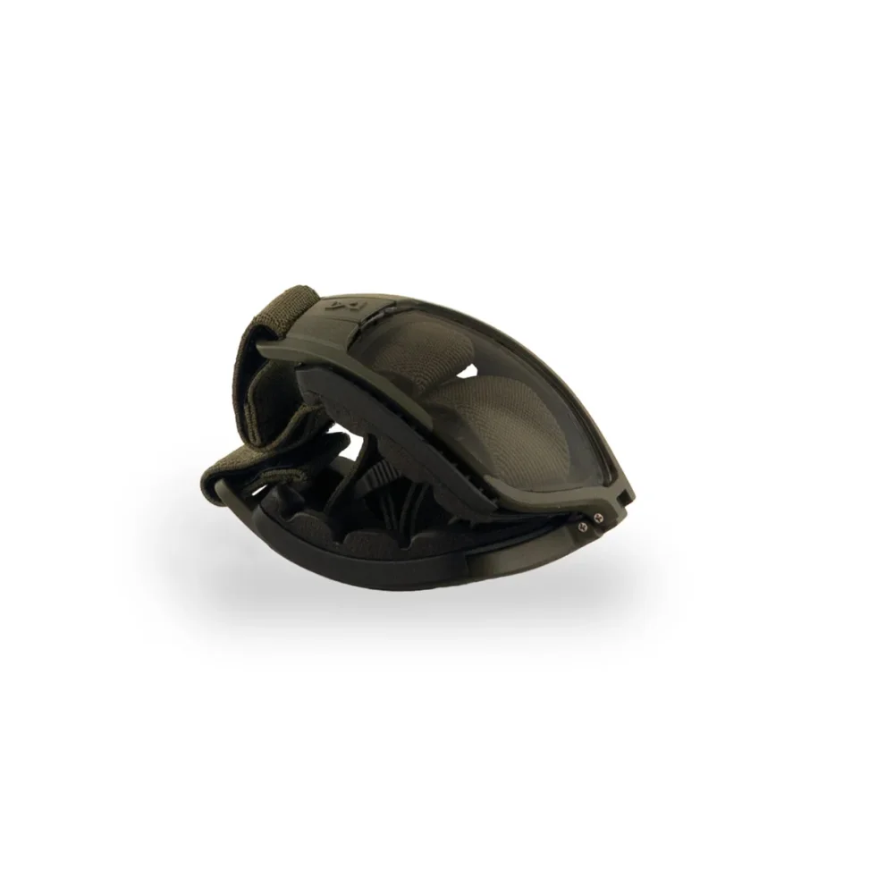Kit Lunettes Tactiques Pliantes Lynx Vert OD Mat - Verres Fumés et Clairs - Wiley X