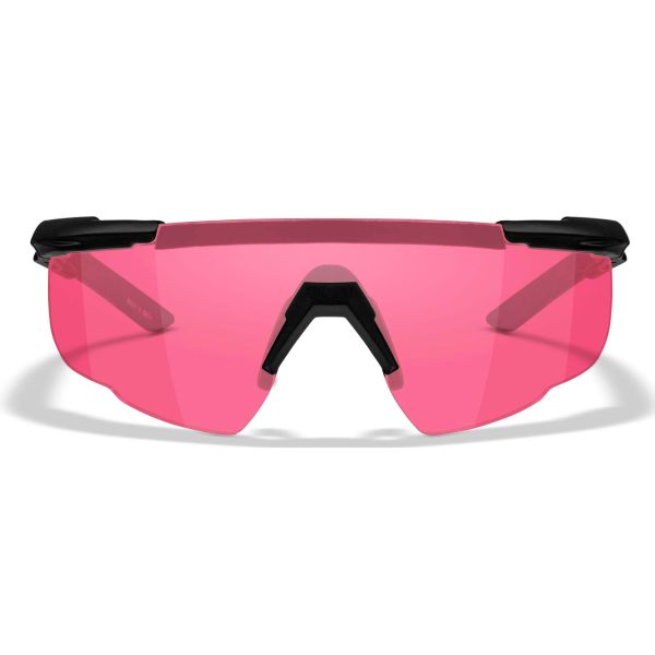 Lunettes Saber Advanced Noir Mat - Verres Vermillon - Wiley X