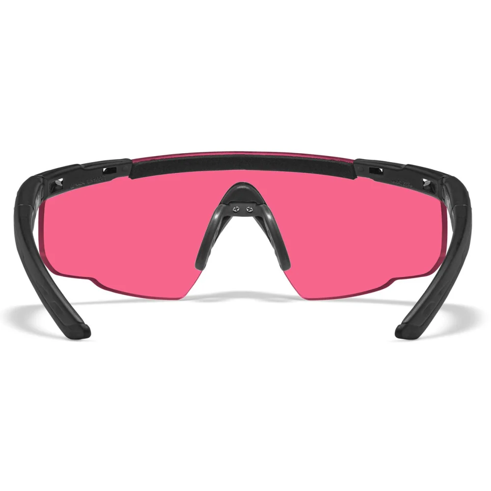 Lunettes Saber Advanced Noir Mat - Verres Vermillon - Wiley X