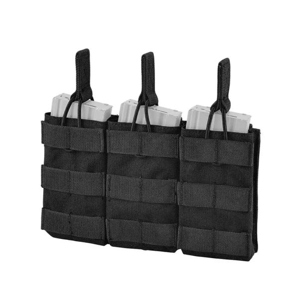 Poche triple à ouverture rapide pour 3 chargeurs calibre 5,56 mm