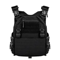 Housse tactique porte plaques TAC V3 - Noir- ADN Tactical