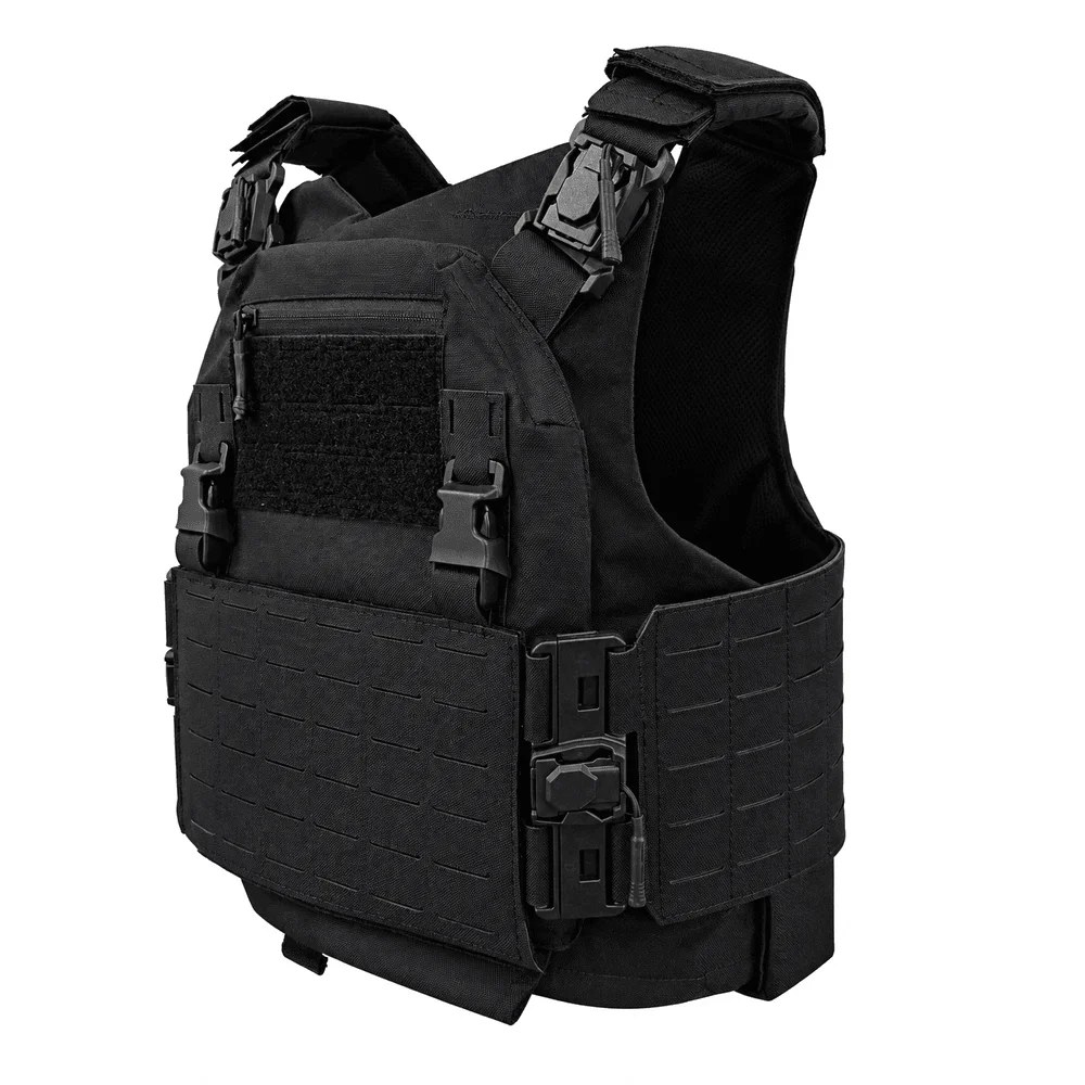 Housse tactique porte plaques TAC V3 - Noir- ADN Tactical