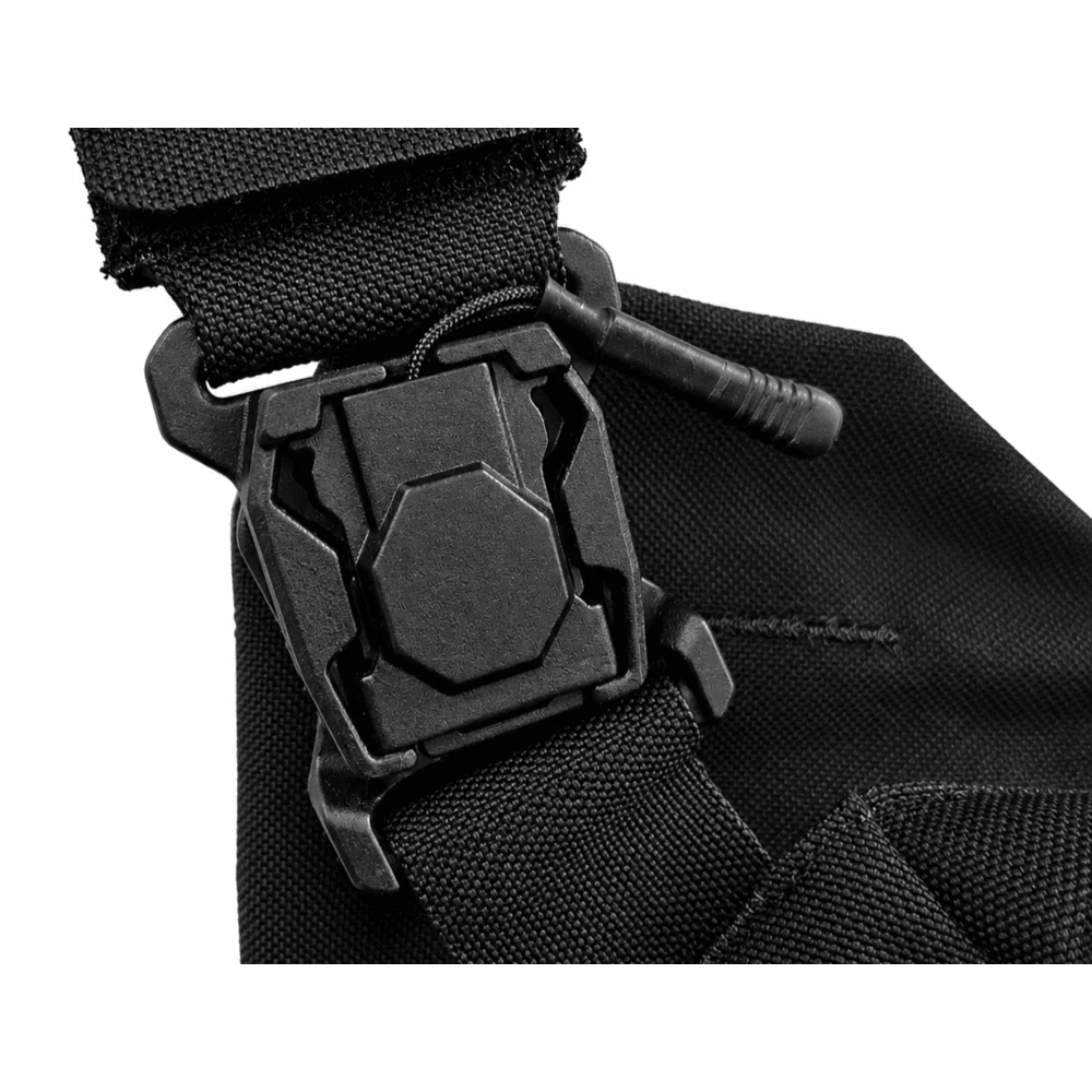 Housse tactique porte plaques TAC V3 - Noir- ADN Tactical