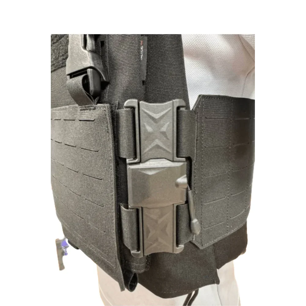 Housse tactique porte plaques TAC V2 - Noir- ADN Tactical