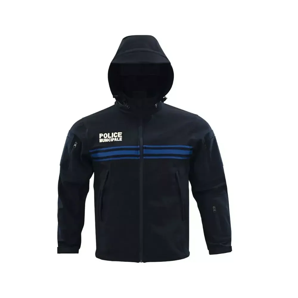 Softshell Echo Dark 3 couches - Dark Navy - Police Municipale - ADN Tactical