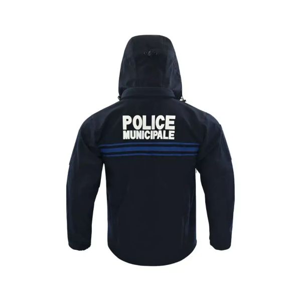 Softshell Echo Dark 3 couches - Dark Navy - Police Municipale - ADN Tactical