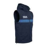 Softshell Echo Dark V2 3 couches 2 en 1 - Dark Navy - Police Municipale - ADN Tactical