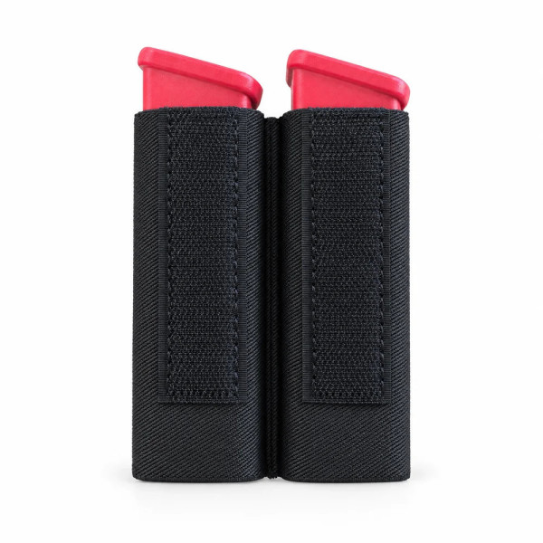 Double porte chargeur 9mm TAC - Noir - ADN Tactical