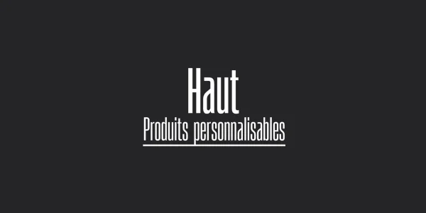 tous les hauts personnalisables