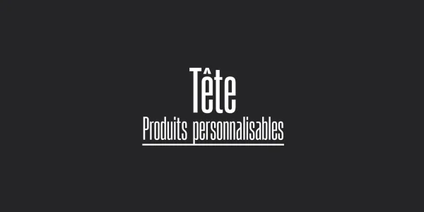 les couvre-chefs personnalisables